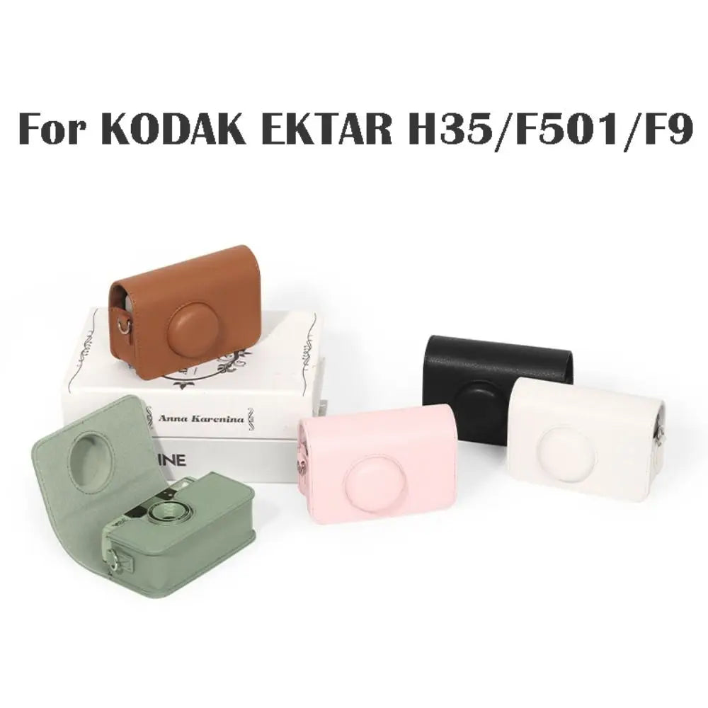 PU Leather Camera Bag & Strap for Kodak EKTAR H35 F501 F9 Camera Case Bag HIP