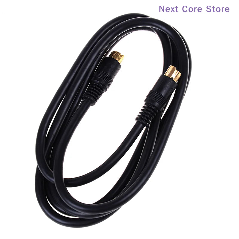 1.5M S-Video 4-Pin Male to Male Cable – DVD, HDTV & VCR S-Video Cable HIP