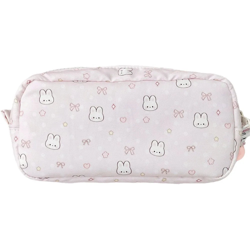 Bowknot Rabbit Pencil Case – Large Capacity Cute Pen Bag Pencil Case HIP Bowknot Rabbit