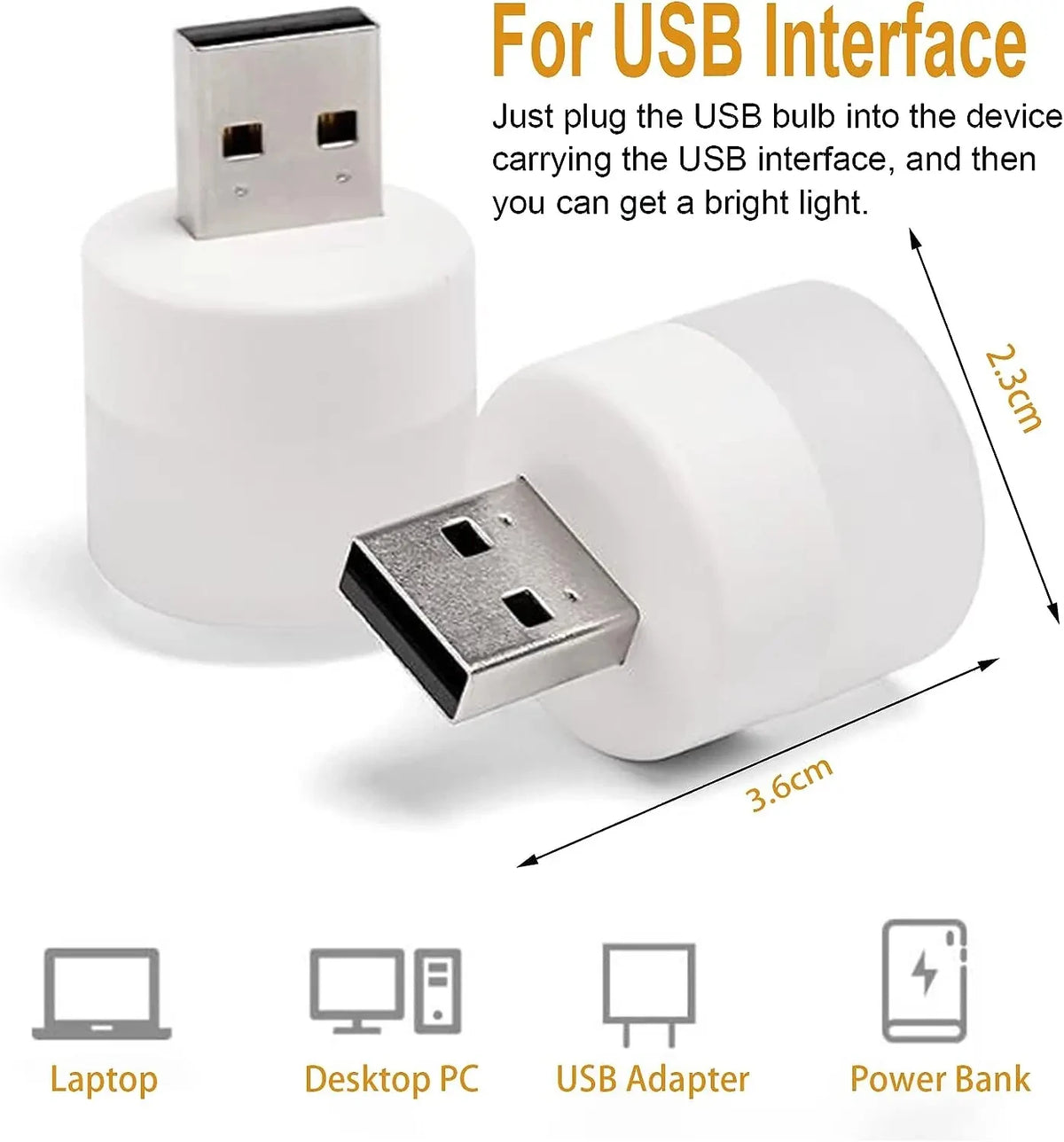 Mini USB LED Night Light – Warm White Reading Lamp | HIP USB LED Night Light HIP