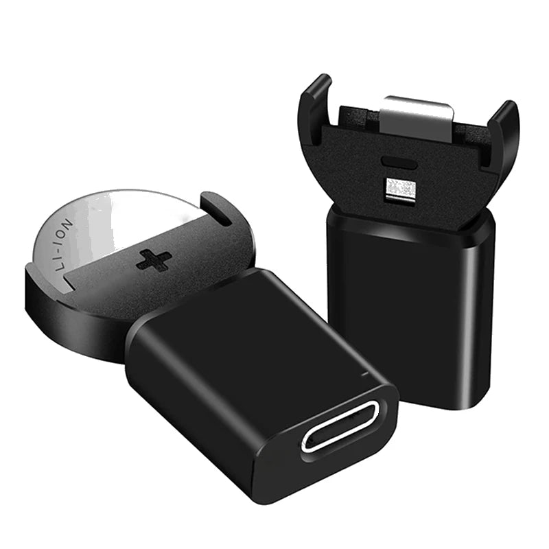 USB-C Coin Cell Charger – LIR2032 LIR2025 ML2032 CR2032 Battery Charger Adapter HIP