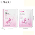LAIKOU Sakura Moisturizing Face Mask 10 Pack – Deep Hydration Hydrating Face Mask HIP 01