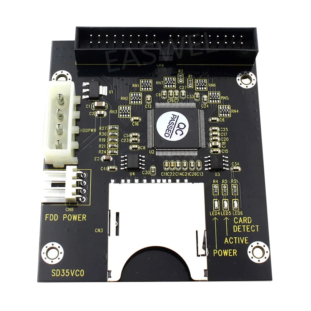 SD to IDE 40-Pin Converter Card – 3.5" Desktop Adapter IDE Storage Adapter HIP SD to IDE 40 Pin