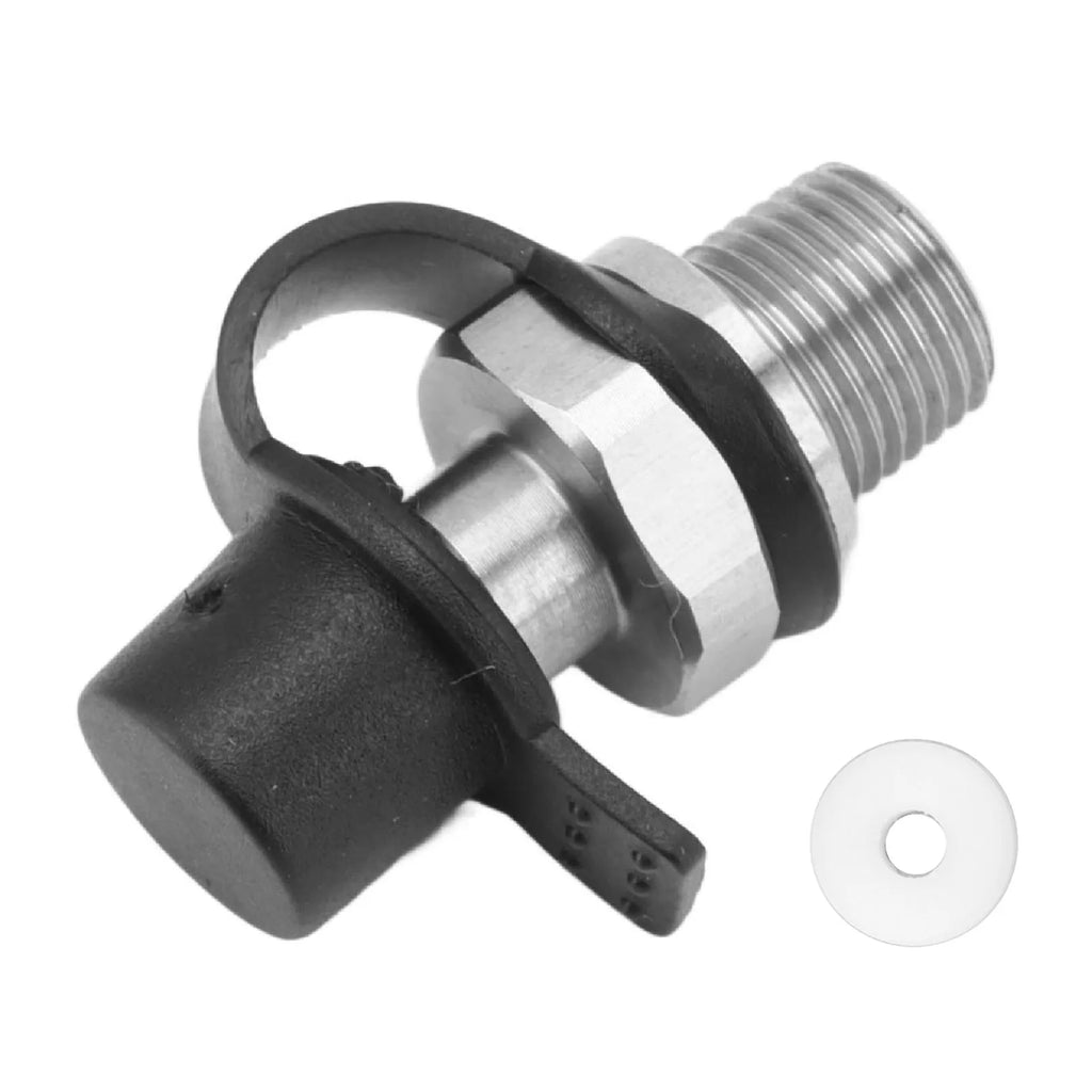 Male Thread CO2 Tank Refill Valve Connector 1/8NPT CO2 Cylinder Refill Valve Plug Adapter for Replacement HIP A