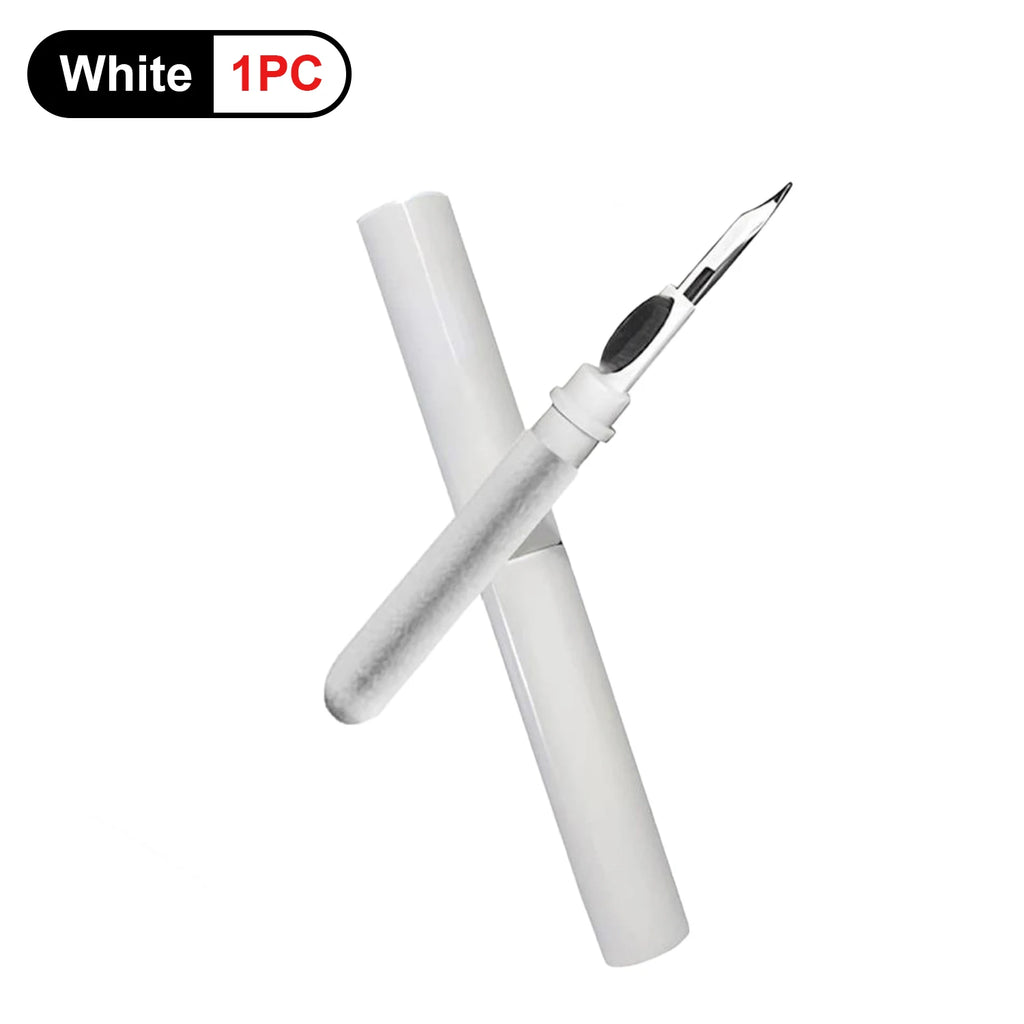 3-in-1 Cleaning Pen for Phone, Earphones & Tablet Device Cleaning Pen HIP 1pc White