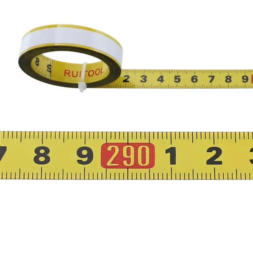 Self-Adhesive Stainless Steel Metric Tape Measure 1–5M Adhesive Tape Measure HIP
