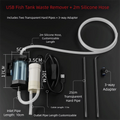 280GPH USB Aquarium Water Changer & Vacuum Gravel Cleaner Aquarium Water Changer HIP 2m