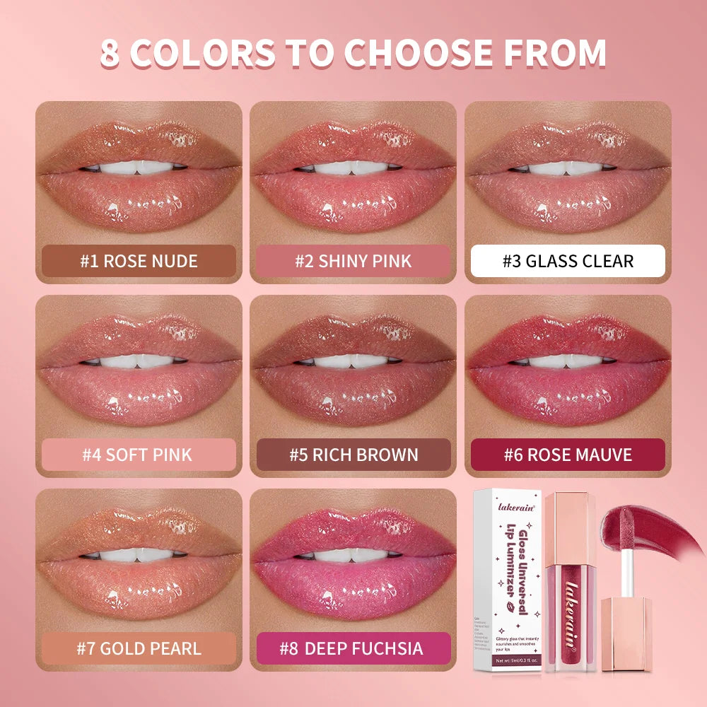 8 Shades Lip Cosmetics Heat Color Drip Lip Cream Liquid Lipstick Moisturizing Plumper Long Lasting Lip Gloss HIP