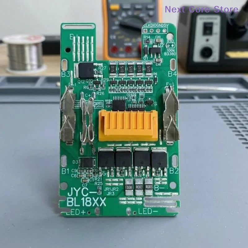 18V Li-Ion BMS PCBA Balance Charging Circuit Board BL1830–1890 Battery Circuit Board HIP