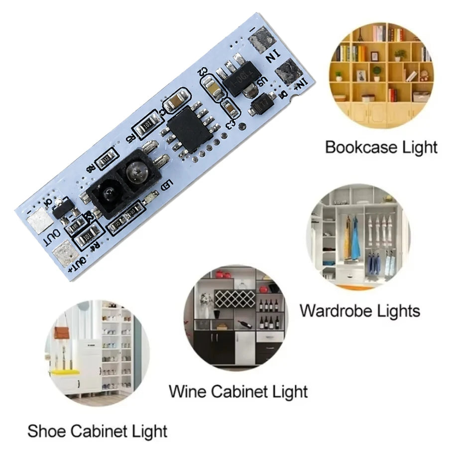 Touch & Sweep LED Dimmer Switch Module DC 5V–24V | SEamopar LED Dimmer Switch HIP