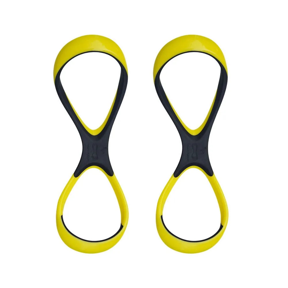 Figure-8 Forearm Swimming Trainer Paddle – S & L Sizes Swim Training Paddle HIP Yellow-S