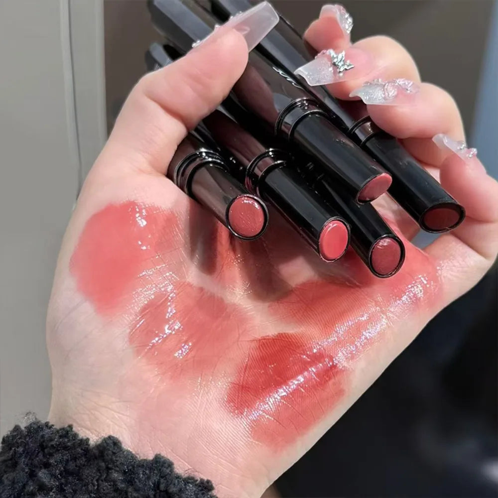Mirror Glass Lip Glaze Moisturizing Nude Lip Gloss Crystal Juicy Shine Lip Tint Long Lasting Non Fade Tender Girl Lips Cosmetic HIP