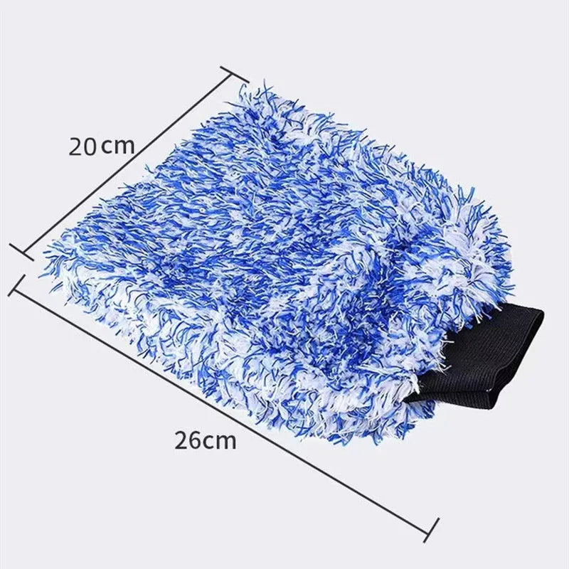 Microfiber Car Wash Mitt – Scratch-Free High-Density Glove Car Wash Mitt HIP