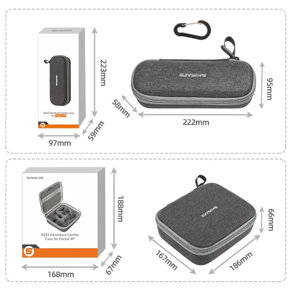 Protective Storage Bag Carrying Case for DJI Osmo Pocket 4P Camera Carrying Case HIP