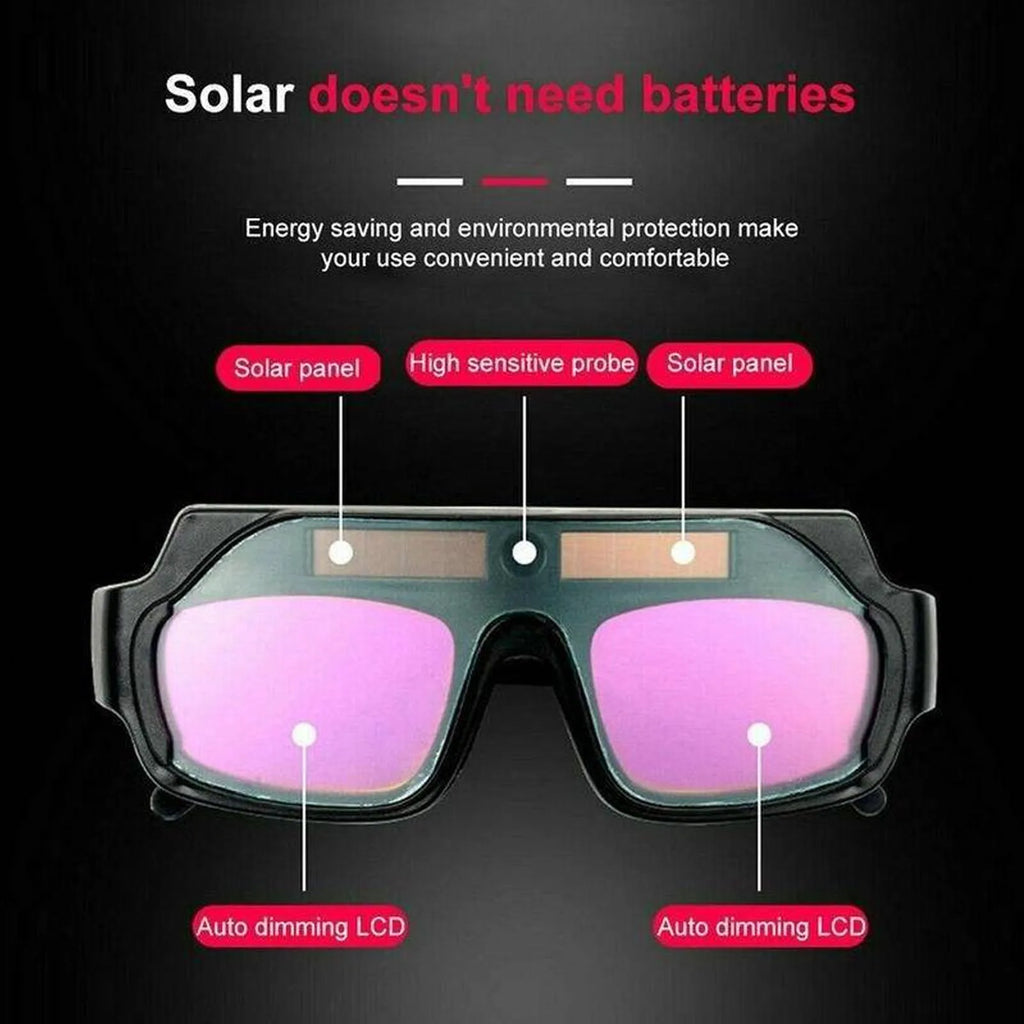 Auto Darkening Welding Goggle Solar Eye Safety Protective PC Glasses for Welder Soldering Eyes Goggles Welding Glasses HIP