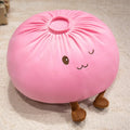 Steamed Bun Dumpling Plush Pillow – Soft Kawaii Toy | HIP Plush Toy Pillow HIP Pink