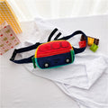 Kids Car Style Crossbody Bag – Cute Nylon Shoulder Bag Kids Crossbody Bag HIP Red