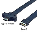 USB 3.2 Gen2 Type-E to Type-C Adapter Cable – 20Gbps | OULLX USB Adapter Cable HIP black 0.5m