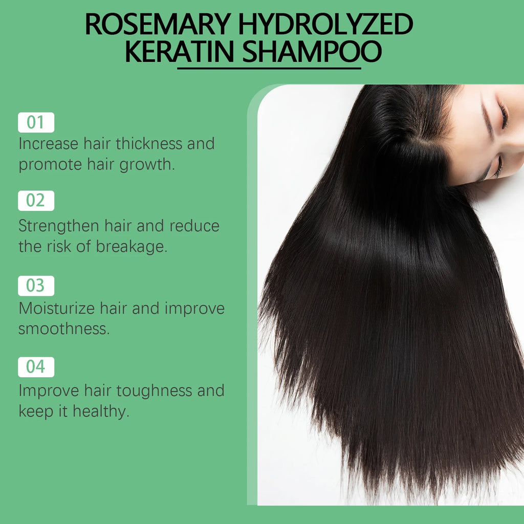 Rosemary & Keratin Volumizing Shampoo – Scalp Care 100ml Keratin Shampoo HIP