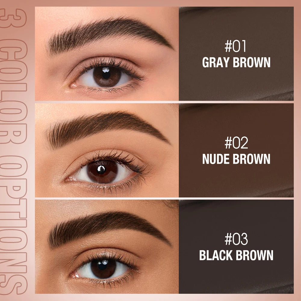 O.TWO.O 2-in-1 Waterproof Eyebrow Pomade & Brow Gel Wax Eyebrow Pomade HIP
