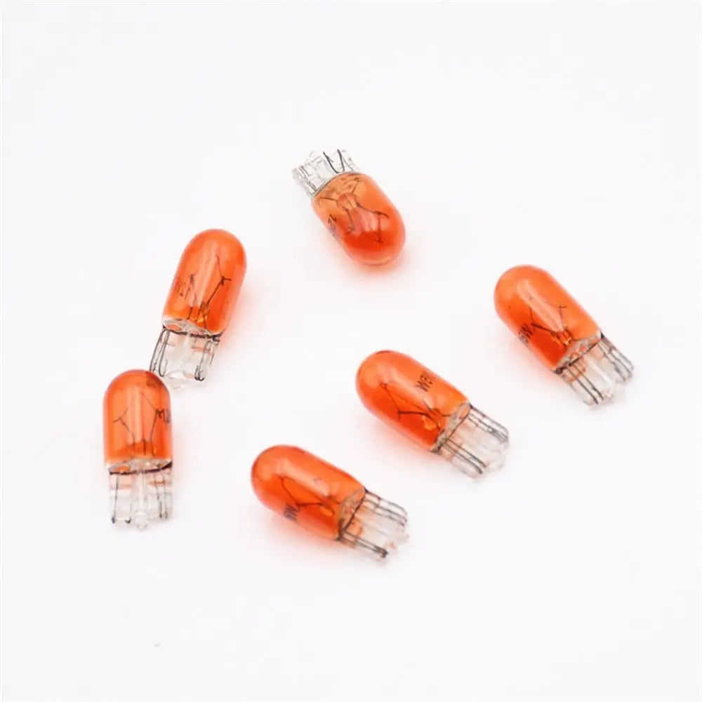 50-Pack 12V 3W Amber LED Bulbs – T10 W5W 501 Car Lights Automotive LED Bulbs HIP