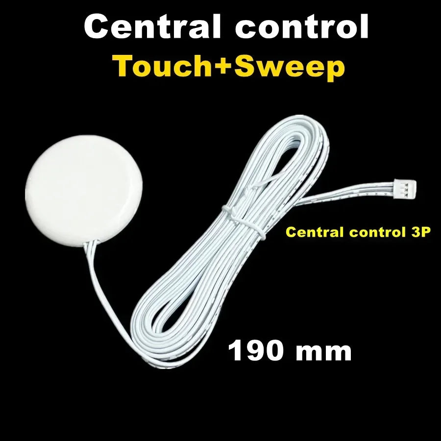 Penetrable Touch Dimmer Switch 12V 24V LED – Up to 25mm Wood Touch Dimmer Switch HIP Central control 3P-B DC12V-24V