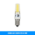 5-Pack G4 COB LED Dimmable Bulbs 6W 9W – Halogen Replacement COB LED Bulbs HIP E14 9W Cold Light