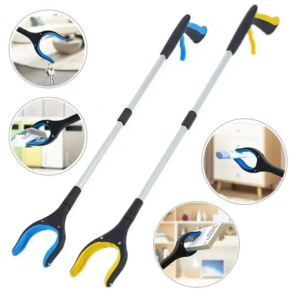 Foldable Manual Tool Garbage Collector Picker Portable with Anti slip Pliers Picking Tool Trash clip Garbage Picker Shoe tongs HIP