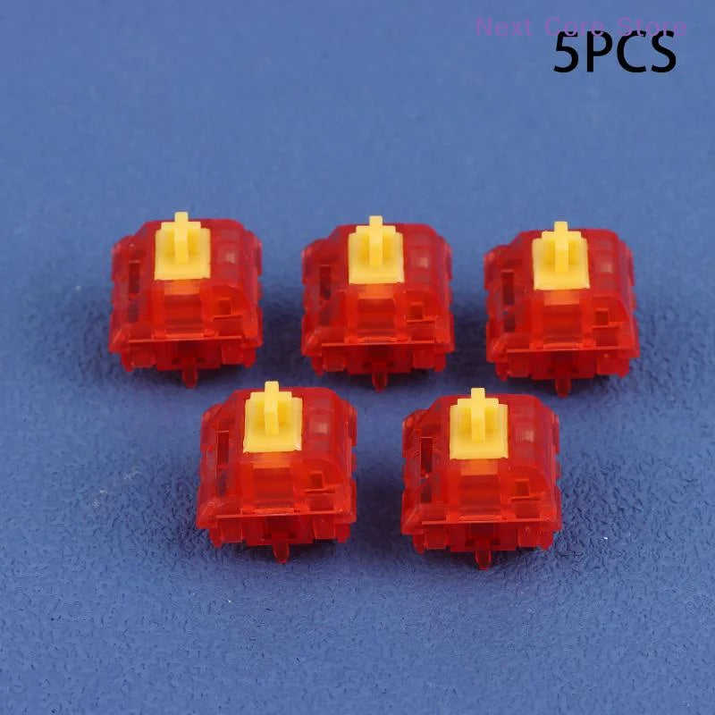 5-Pack Y2 Linear Switches – RGB Mechanical Keyboard 32g–53g Keyboard Switches HIP