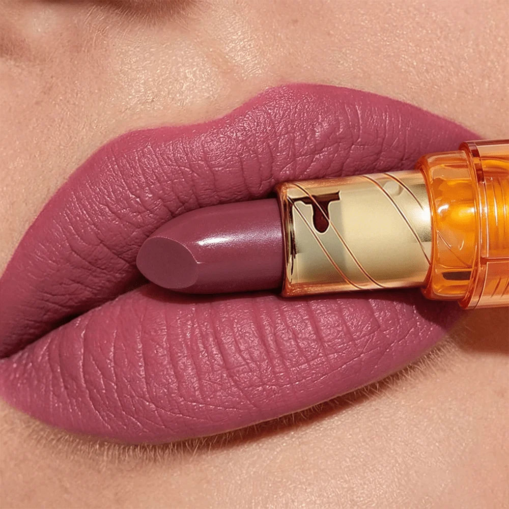 JUJU Dream Amber Tube Matte Lipstick – Velvet Long-Lasting Matte Lipstick HIP
