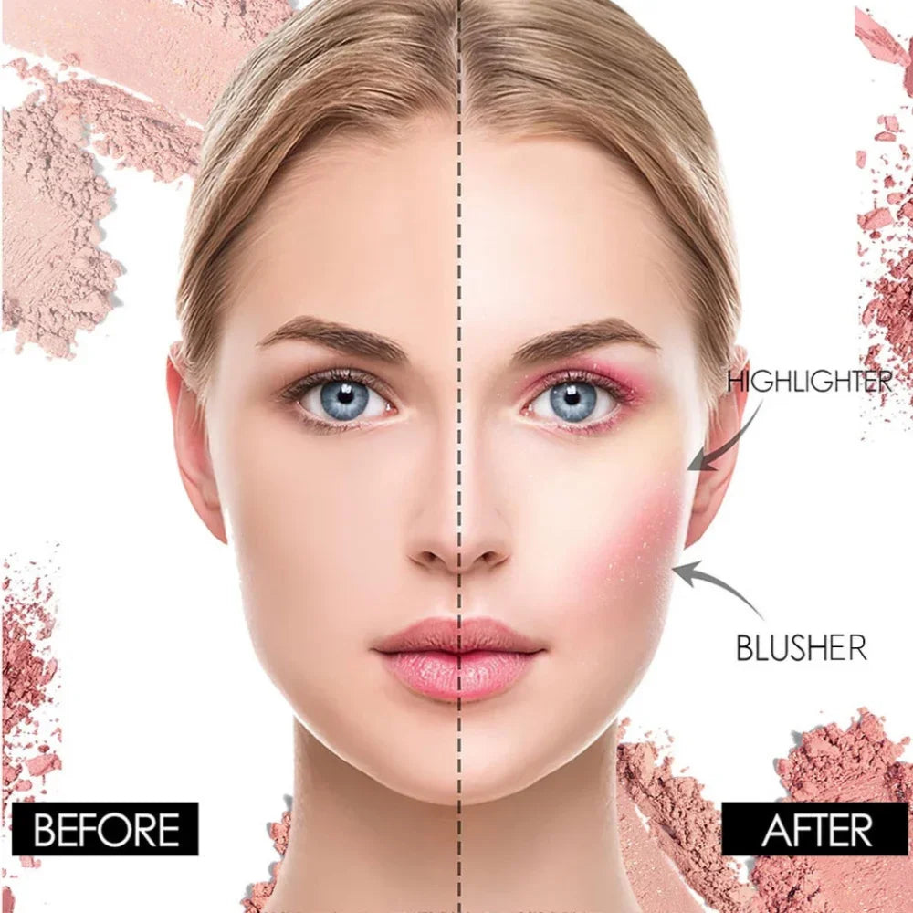 Mirsist 3-Color Cream Blush Palette – Highlight & Contour Cream Blush Palette HIP