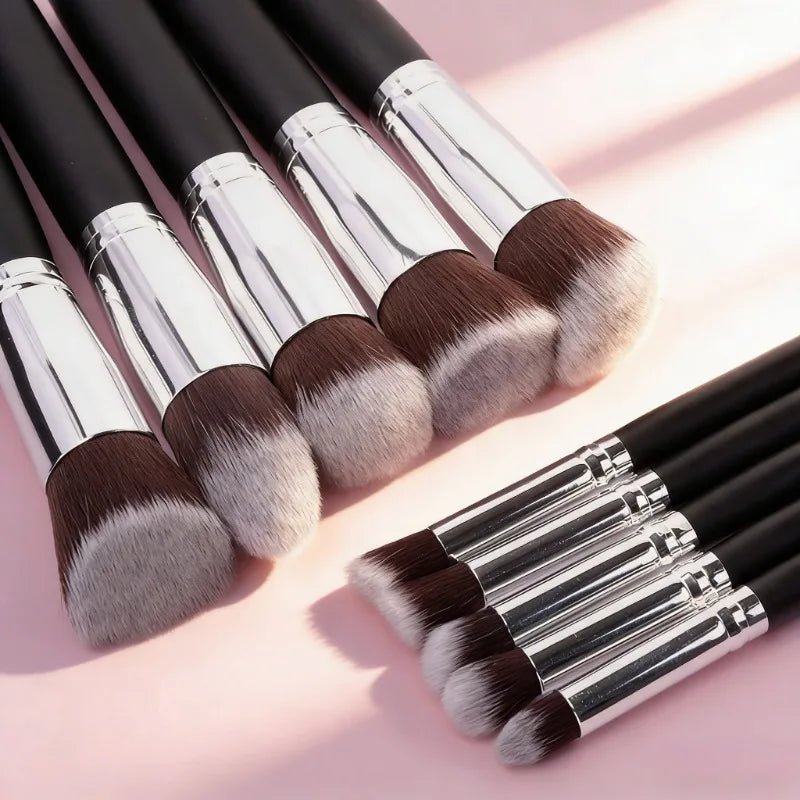 10-Piece Professional Makeup Brush Set – Face & Eye | HIP Makeup Brush Set HIP