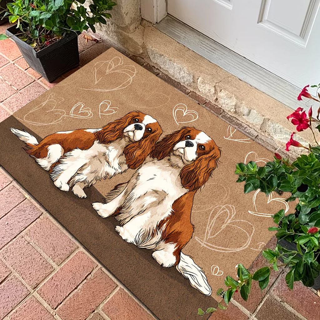 Cavalier King Charles Spaniel Non-Slip Washable Rug Area Rug HIP