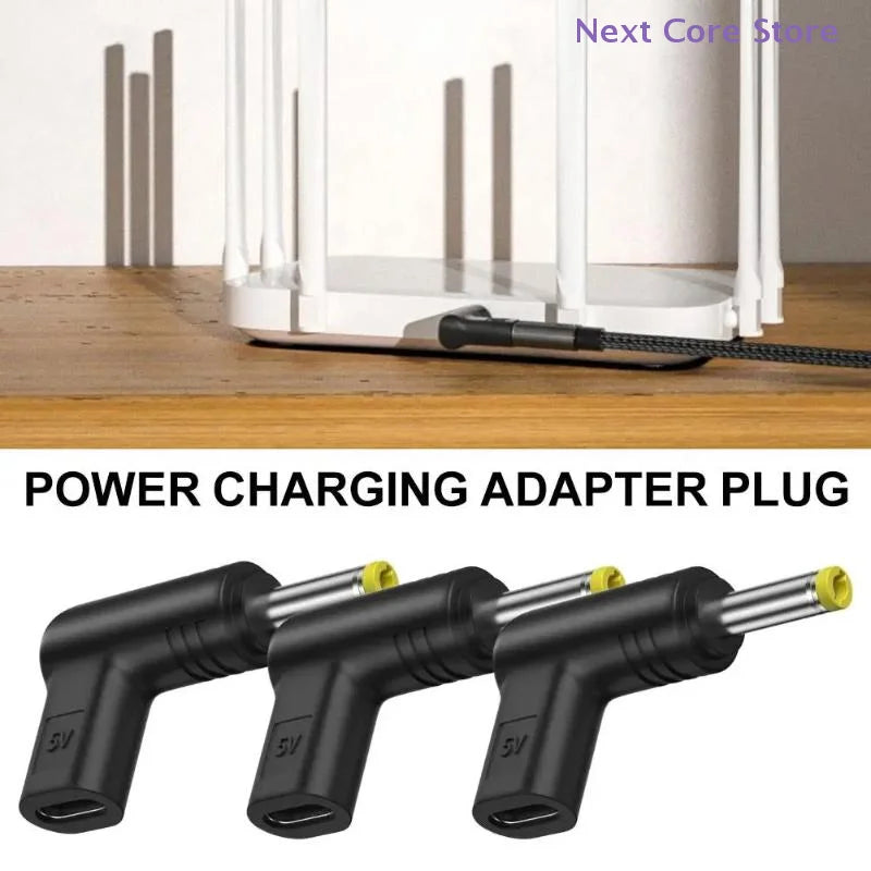 Type-C to DC 5.5x2.1mm Power Adapter – 5V Charging Plug Power Charging Adapter HIP