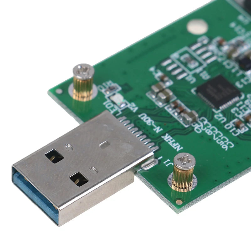 mSATA SSD to USB 3.0 Adapter Card – Plug & Play SSD Adapter Card HIP 1PC