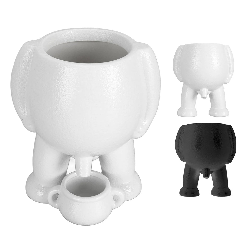 Ceramic Flower Pot Ceramic Flower Pot Simulation Innovative Little Man Pees Decoration Planter Pot for Office Desktop HIP