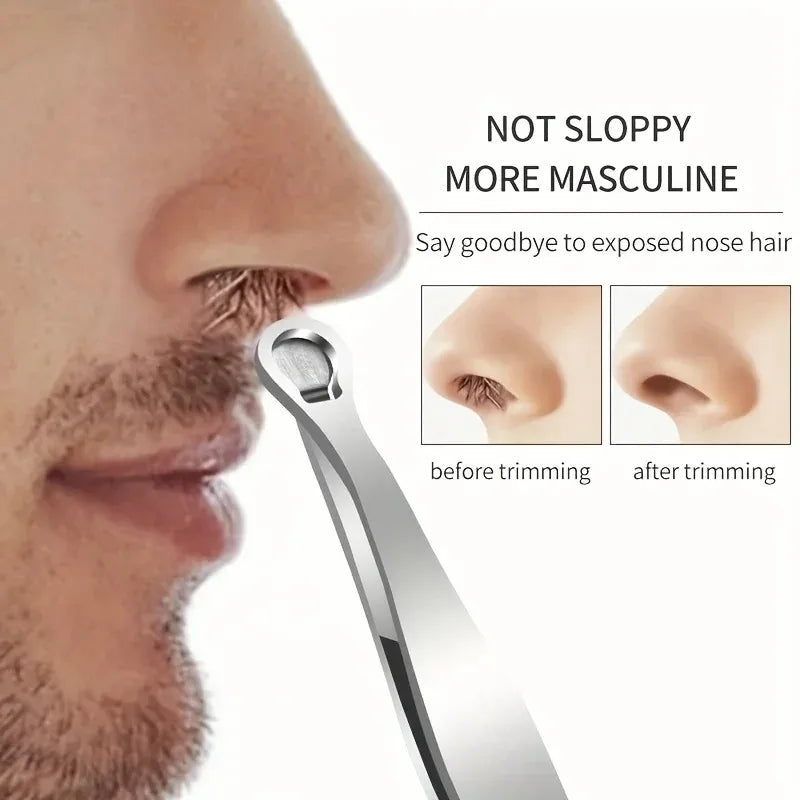 RUZOFO Stainless Steel Nose & Eyebrow Hair Trimmer Nose & Eyebrow Trimmer HIP