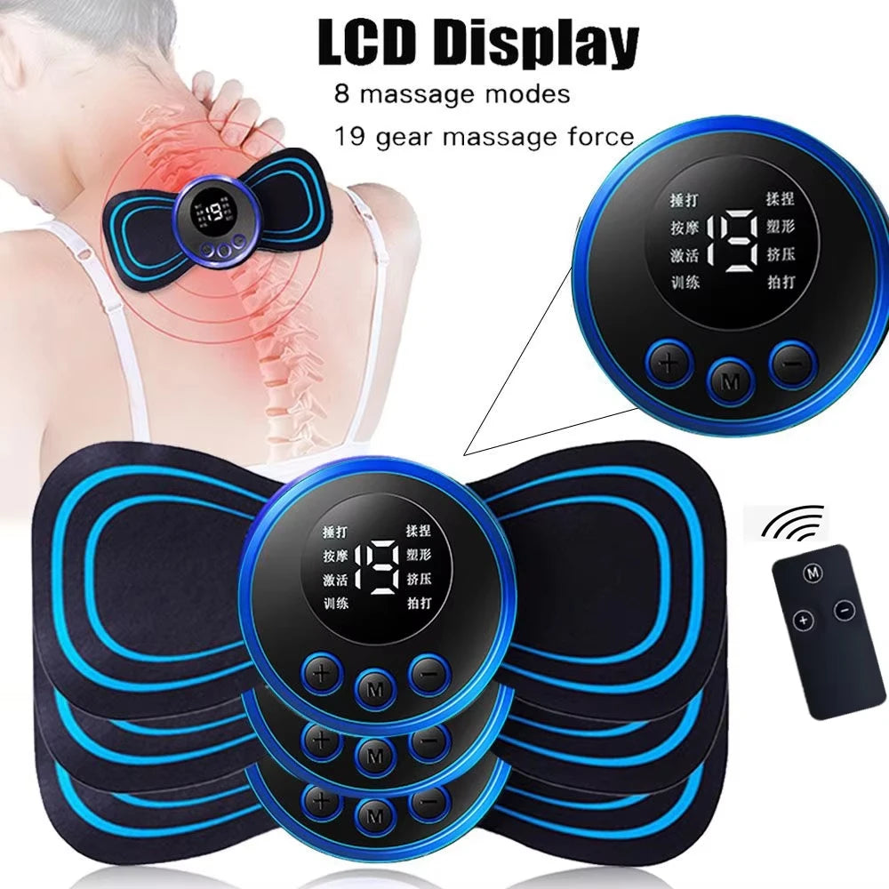 CAMMUO EMS Neck & Body Massager – 8 Modes, 19 Levels EMS Body Massager HIP