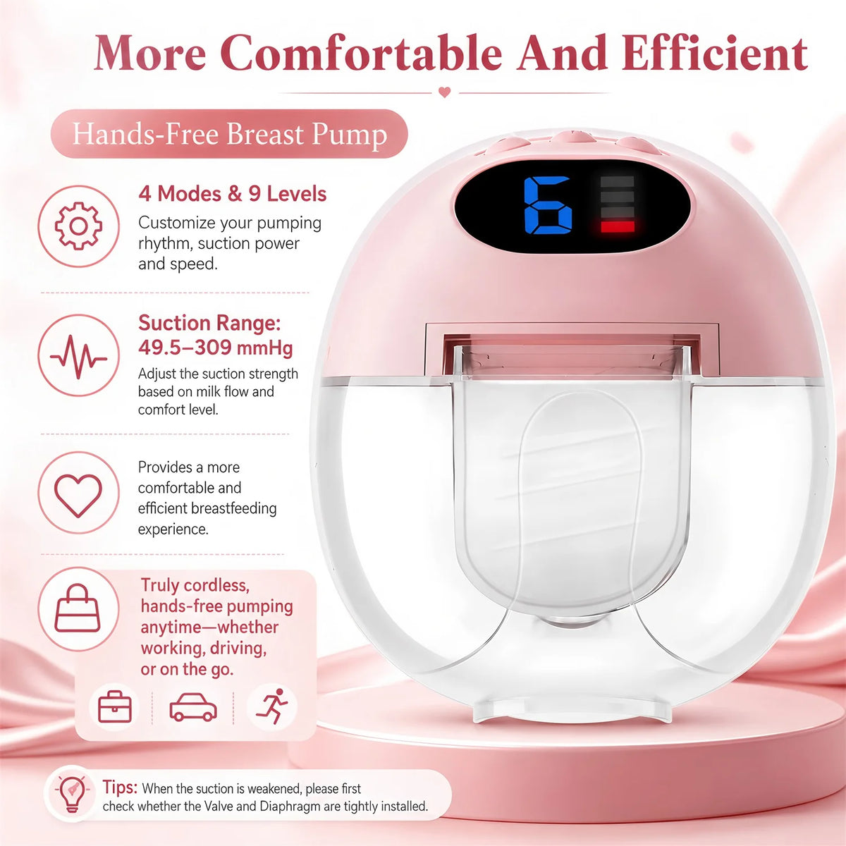 Smart Portable Electric Breast Pump – USB Rechargeable Electric Breast Pump HIP