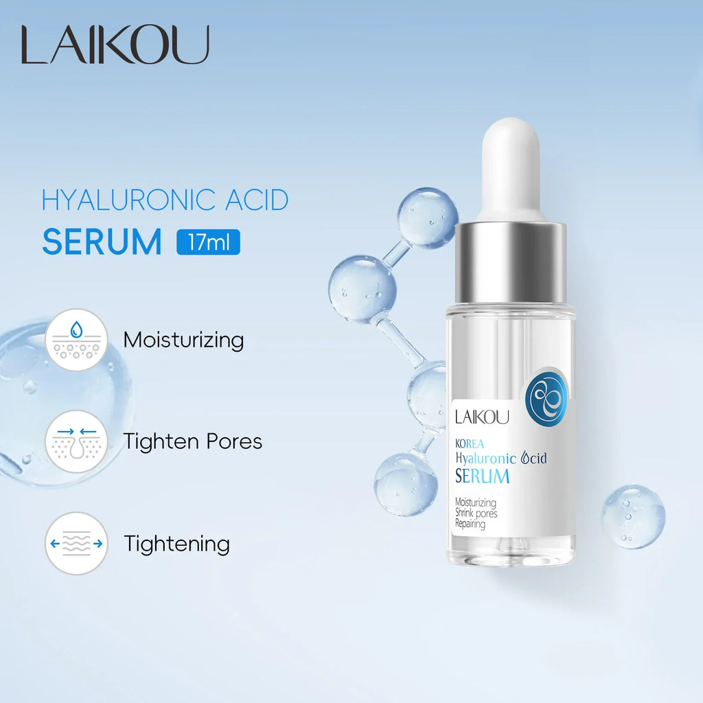 LAIKOU Hyaluronic Acid Face Serum – Hydrate, Firm & Brighten Hyaluronic Acid Serum HIP