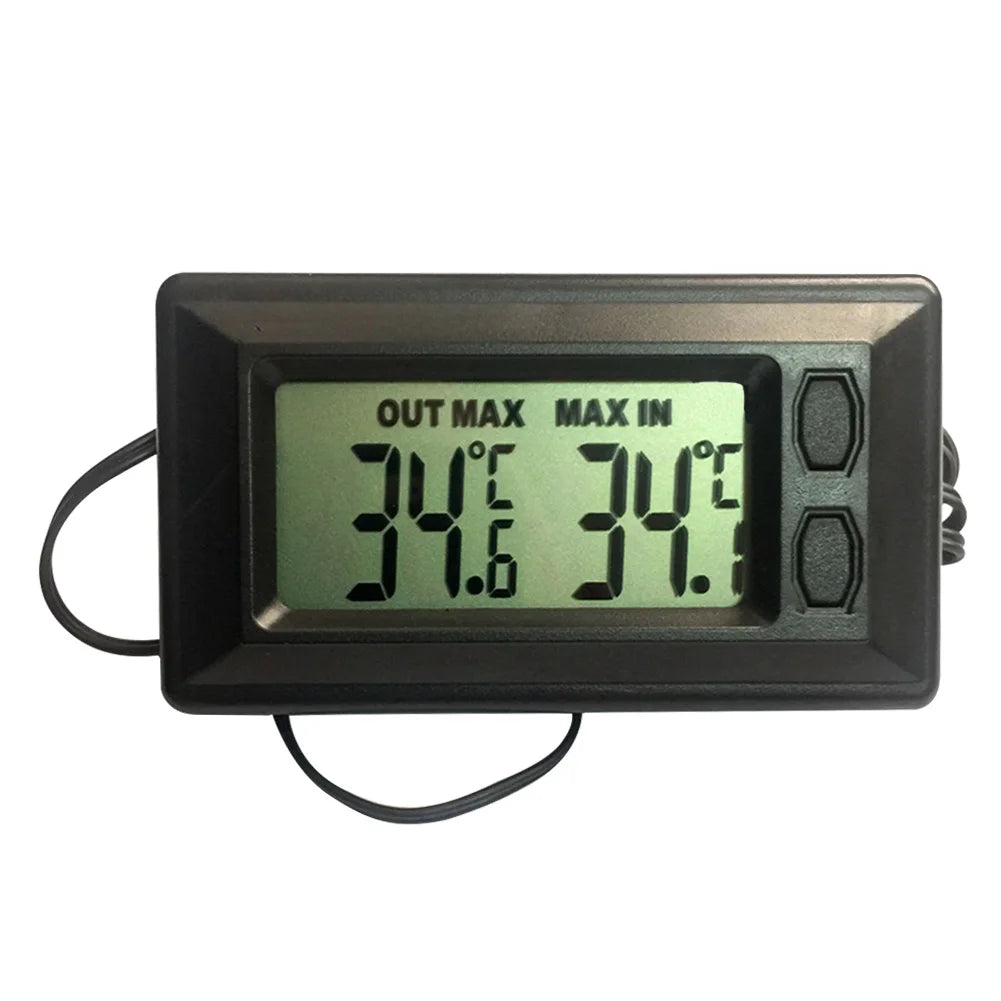 Auto Car LCD Digital Display Indoor Outdoor Thermometer Meter With 1.5m Cable Thermometers Inside and Outside Cars Tools Instrum HIP