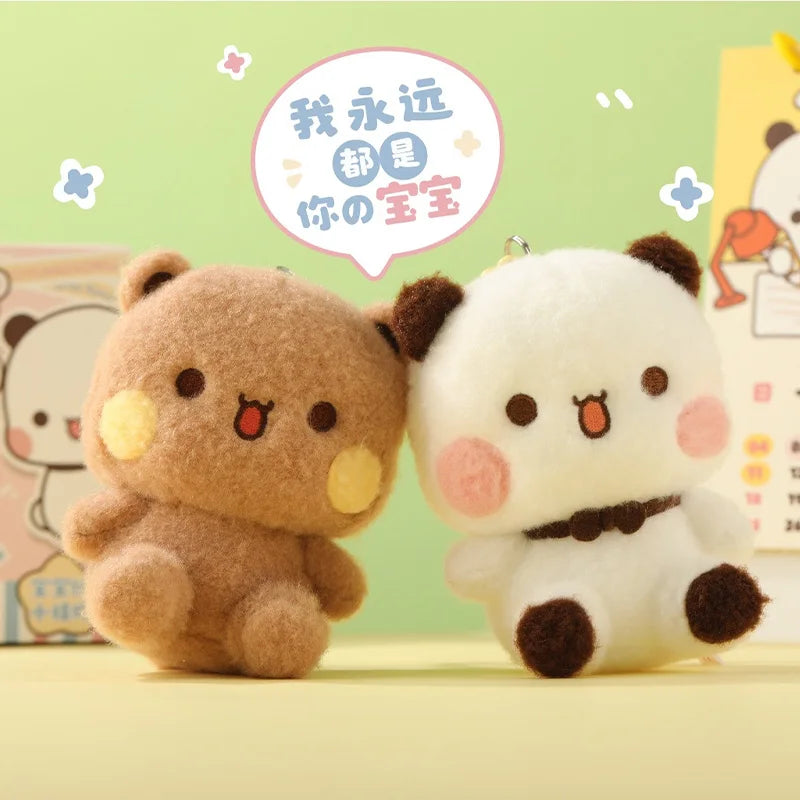 Bubu & Yier Panda Plush Pendant – Keychain & Backpack Charm Plush Pendant Charm HIP