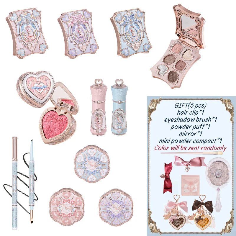 Flower Knows Bunny Garden 5-Pc Full Face Makeup Set Makeup Gift Set HIP