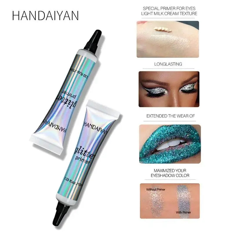 HANDAIYAN Glitter Eyeshadow Primer – Long-Lasting Cream Base Eyeshadow Primer HIP