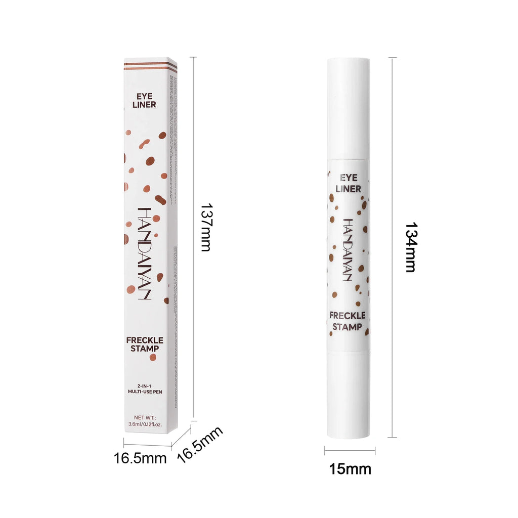 Handaiyan Double-Head Freckle Stamp Pen & Eyeliner – Waterproof Freckle Stamp Eyeliner HIP