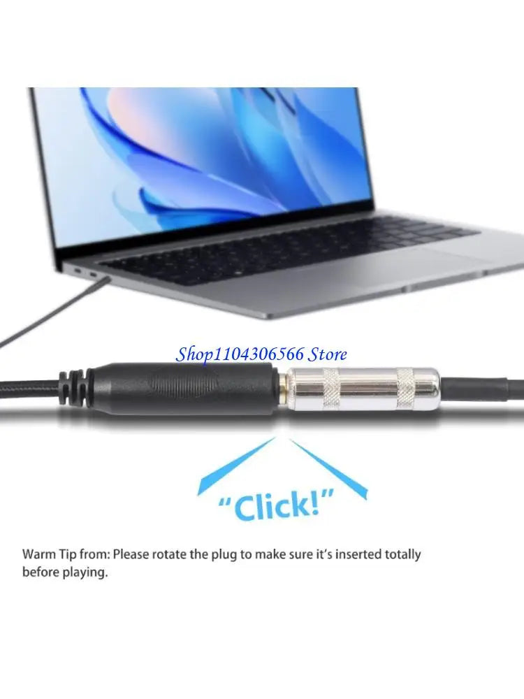 Braided 3.5mm to 6.35mm Stereo Audio Extension Cable Audio Extension Cable HIP