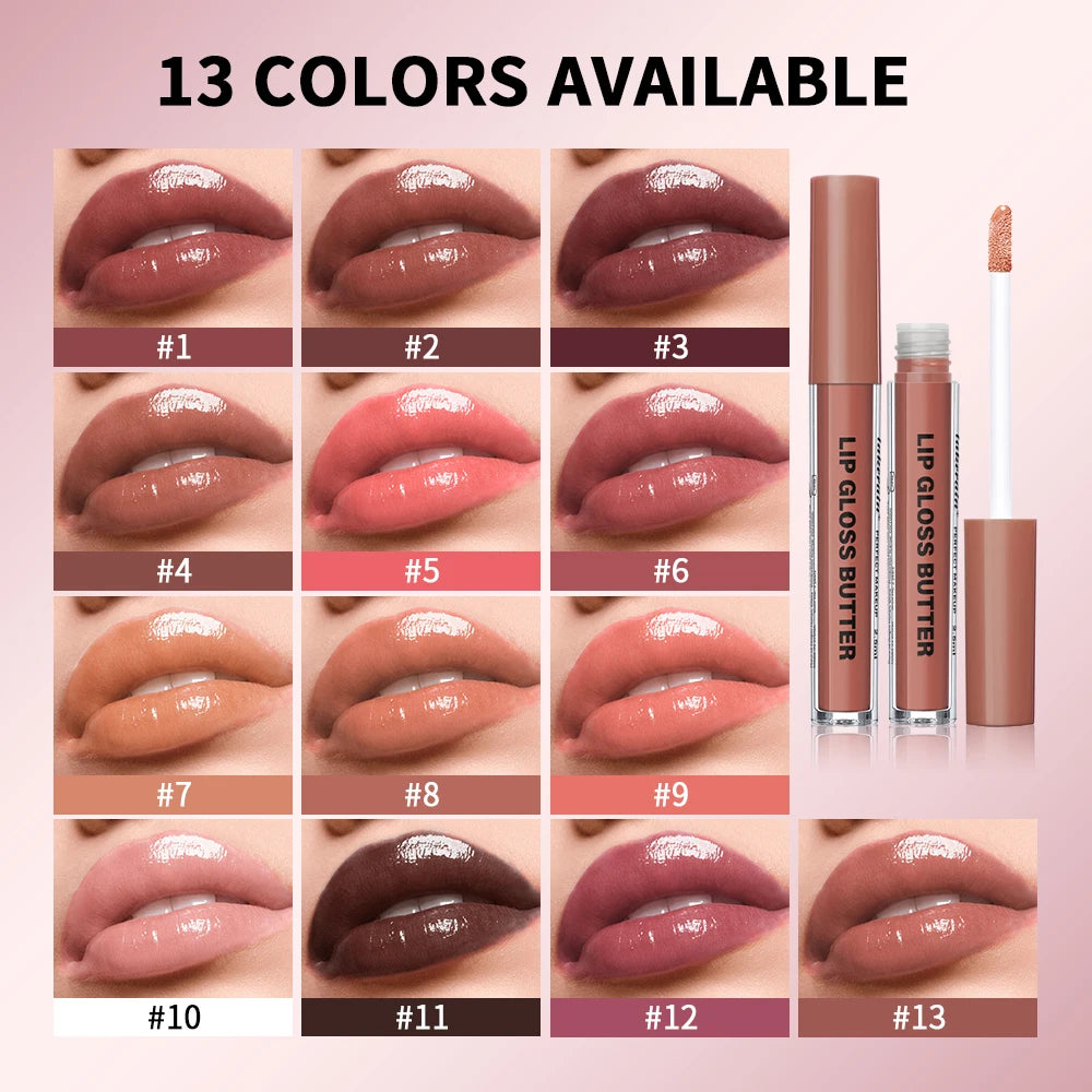 Lip Gloss Lip Stain Plumping Moisturizing Nourish Lubricating Various Colors Bright Lip Tint Long Lasting Lipgloss Cosmetics HIP