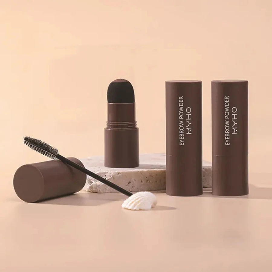 Long-Lasting Eyebrow Print Set-Beginner One-Step Eyebrow Powder Makeup Tools HIP