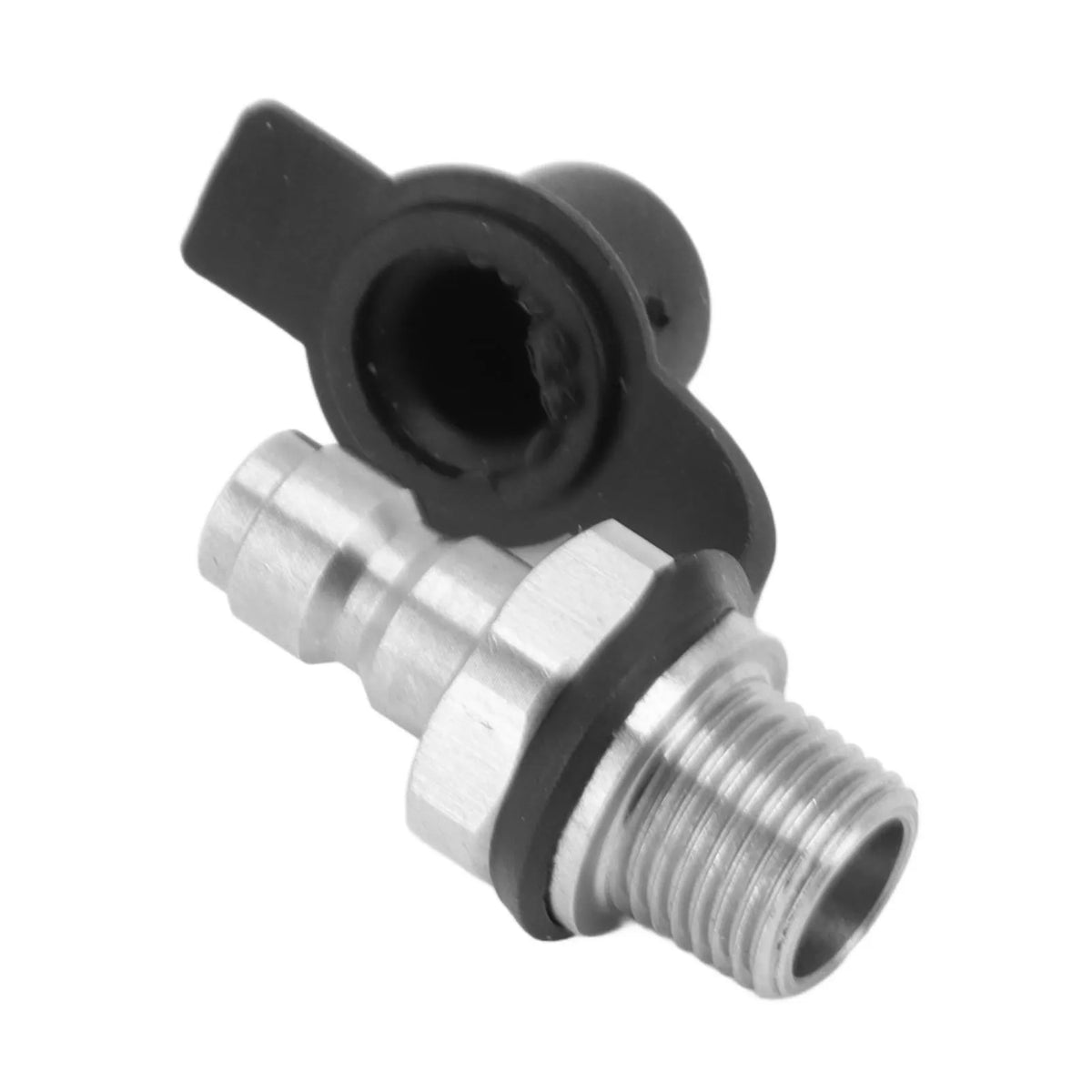 Male Thread CO2 Tank Refill Valve Connector 1/8NPT CO2 Cylinder Refill Valve Plug Adapter for Replacement HIP