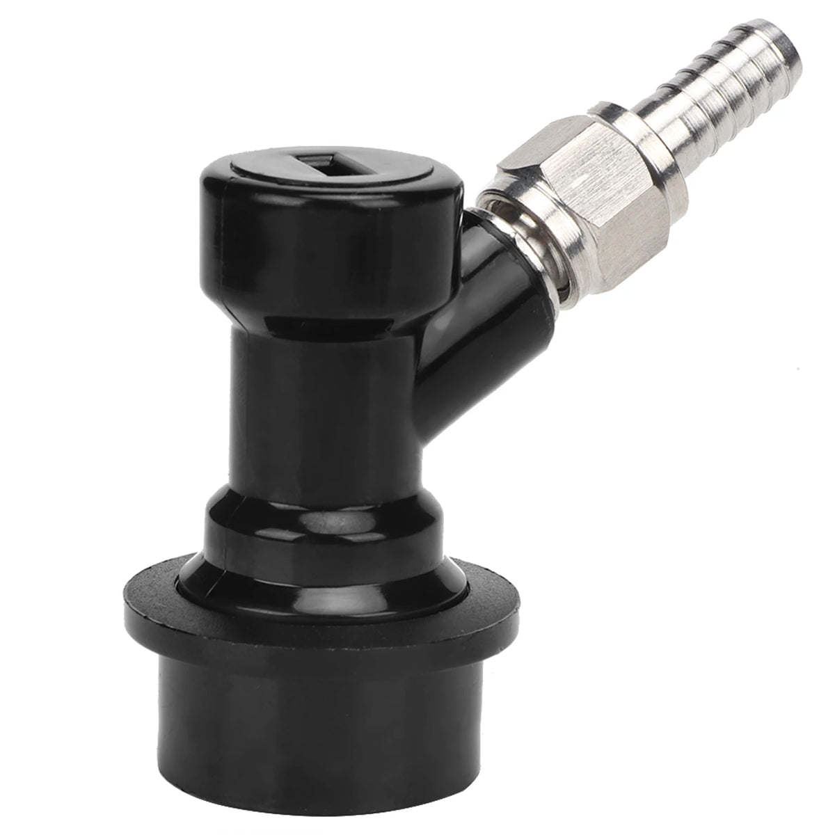 Threaded Ball Lock Keg Fittings Plastic Connector with Adapter Clamp Ball Lock Keg Fittings Plastic Ball Lock Ball Lock Keg HIP